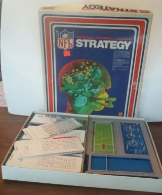 Vintage Nfl National Football League Strategy Game From Tudor Games