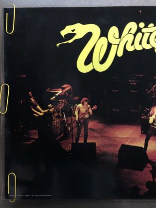 Vintage Poster Whitesnake on stage 1980s Rock & Roll Music Memorabilia 2