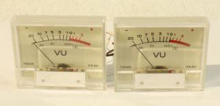 Teac A - 601r Vu Meters - Vintage Cassette Deck