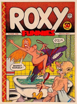 Roxy Funnies 1 Head Imports 1972 Vintage Underground Comix 8.  0 Vf