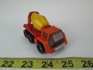 Vintage Tonka Cement Mixer Truck 6 - Wheel Rare Colors? Yellow Red Orange Small