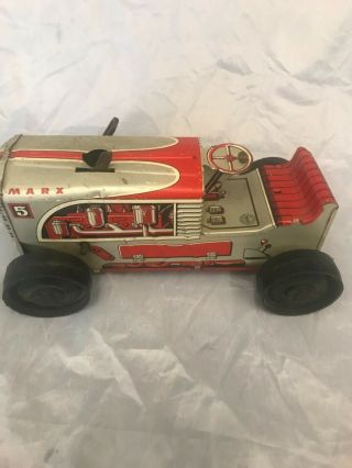 Vintage Marx 5 Toys Climbing Tractor Tin Wind Up Toy