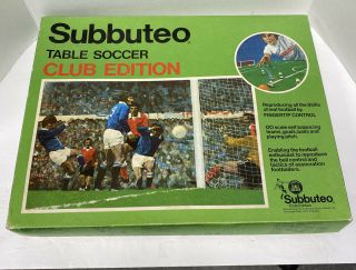Subbuteo Table Soccer Club Edition Vintage Rare Boxed 1970 