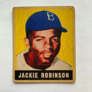Jackie Robinson 1949 Leaf 79 Rookie - Brooklyn Dodgers Non Auto Non Psa Graded