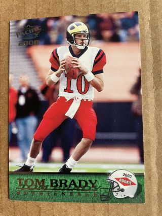 2000 Pacific Tom Brady 403 Rookie Rc Patriots Bucs Wolverines,