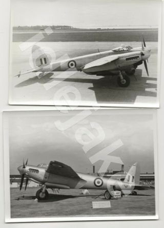 Raf Mosquito Aircraft Vintage Photo X2 Ta641 & Rr299
