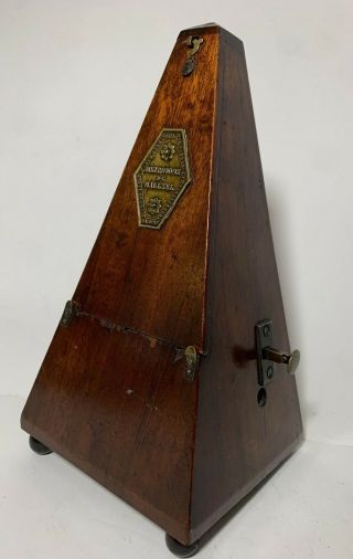 Very Old Antique French Metronome De Maelzel With Bell