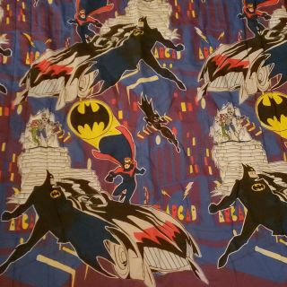 Vintage 1996 Batman & Robin Bedding Twin COMFORTER DC Comics 2