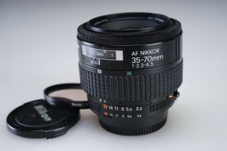 Vintage Compact Af Nikkor 35 - 70mm F/3.  3 - 4.  5 Zoom Lens Ai - S Full Frame Fx