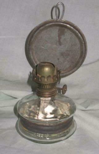 Vintage Bracket Lamp W/ Font & Metal Reflector,  Pasabahce,  Istanbul