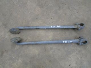 1950 Ferguson To20 Right & Left Brake Pedals Antique Tractor