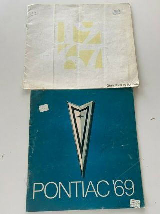 1967 1969 Pontiac Sales Brochures Grand Prix Gto Bonneville