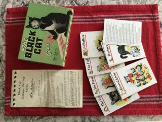 Vintage The Black Cat Fortune Telling Game Parker Brothers