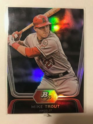 2012 Bowman Platinum Refractor Mike Trout Rookie Rc 16 Immaculate Card $$$$