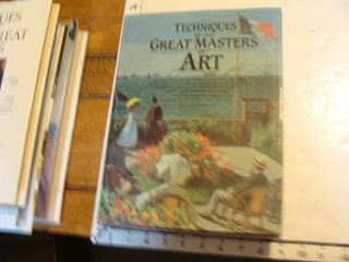 Vintage Art Book: Techniques Of The Great Masters Of Art,  1985