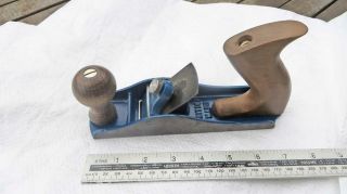 Vintage " British Made " No:2 Cast Iron Smoothing Plane Vgc Old Tool