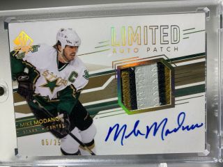 Mike Modano 2014 - 15 Sp Authentic Limited Auto Patch 05/25