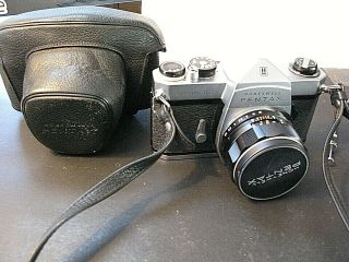 Vtg.  Honeywell Pentax Spotmatic 35mm Slr Camera,  Takumar 1:1.  8/55 Lens As - Is