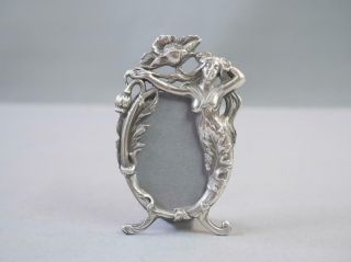 Silver Art Nouveau Picture/photo Frame (sterling)