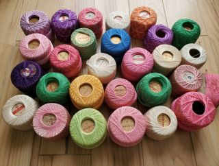 Huge Vintage J&p Coats Knit - Cro - Sheen Clarks Star Cotton 25,  Spools
