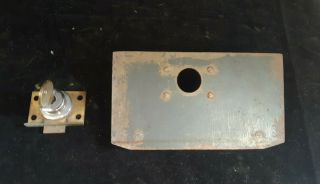 Mills Slot Machine Lock W/key & Cash Box Door,  Antique Coin - Op Parts