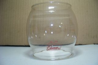 Vintage Coleman Single Mantle Lantern Red Logo Globe For Model 200a
