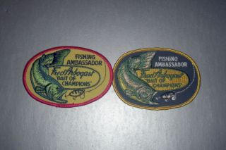2 Different Fred Arbogast Jacket Patches