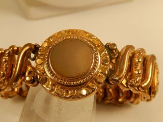 Vintage Sweetheart Expansion Id Bracelet Ornate Unmarked