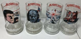 Taco Bell Star Trek Iii Search For Spock Vintage Collectible Drinking Glass Set