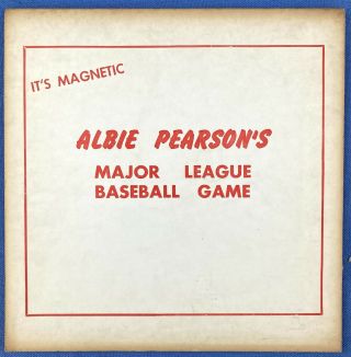Vintage California Angels Albie Pearson Major League Baseball Game 1964,  Rare