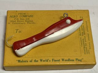 Vintage " Rare " Alko " Trigger " Fishing Lure In Box/papers Old Stock