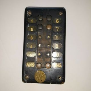 Western Electric 371a Antique Home Interphone Key