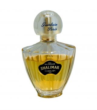 Vintage Shalimar Guerlain Paris Eau De Cologne Spray 2.  5oz/75ml 80 Full