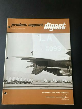 1976 Mcdonnell Douglas Product Support Digest F - 15 Spin Tests - Streak Eagle