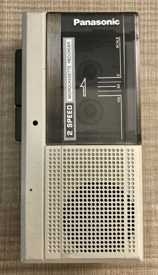 Vintage Panasonic Rn - 108 Microcassette Recorder Voice Activated &
