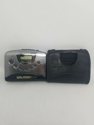 Vintage Sony Walkman Wm - Fx251 Radio & Cassette Player W/case.