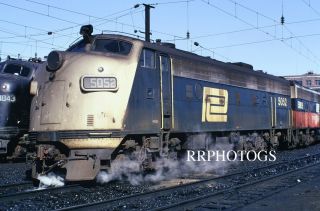 Rr Print Penn Central Pc Passenger Action Emd Fl9a Locomotive 5052