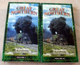 Great Northern Railway Volumes 1 & 2 Video Rails Vhs