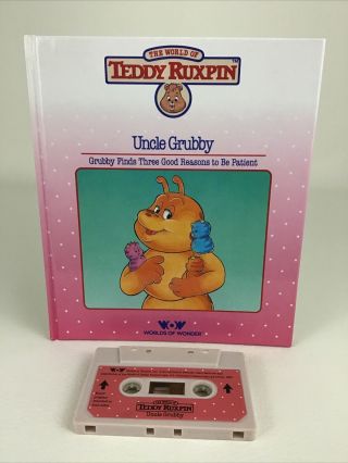 World Of Teddy Ruxpin Vintage 1985 Book Cassette Tape Uncle Grubby Read Along