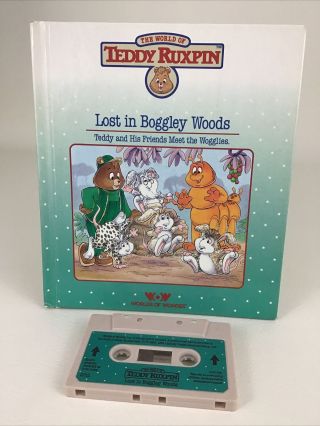 World Of Teddy Ruxpin Vintage 1985 Book Cassette Tape Lost In Boggley Woods Wow