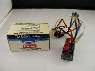 Vintage Hitec Electronic Speed Control Unit For Model Aircraft