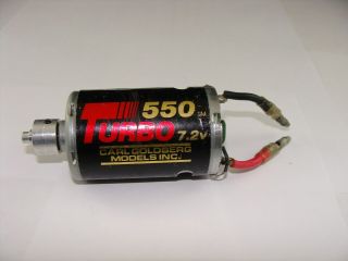 Vintage Carl Goldberg Models Inc Turbo 550 7.  2 V Motor
