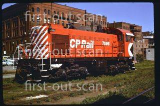 Slide - Canadian Pacific Cp 7096 Mlw S - 2 St Johnsbury Vt 1972