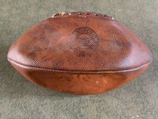 Vintage Spalding J5 - V Official Intercollegiate Football For Display