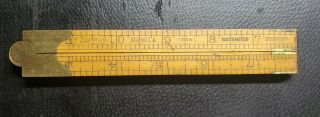 2 Vintage Folding Rulers.  Lufkin No.  861a 24 ".  The C.  S Co.  No.  62 24 "