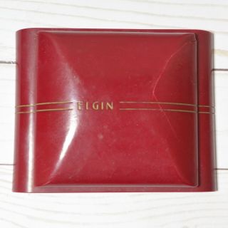 Vintage Lord Elgin Watch Presentation Box Case Art Deco Bakelite Made In Usa