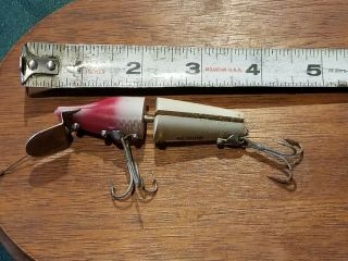 Vintage Fishing Lures 3 1/2 Inch Heddon Scissor Tail Lure