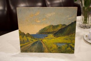 VINTAGE IMPRESSIONIST OIL PAINTING LANDSCAPING by Cheticamp,  Cabot Trail Signed 2