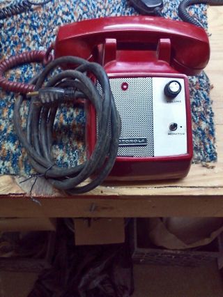 Vintage Motorola Local Remote Desk Set