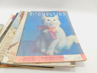 10 Vintage Womens Home Companion And Holiday Magazines 1940s